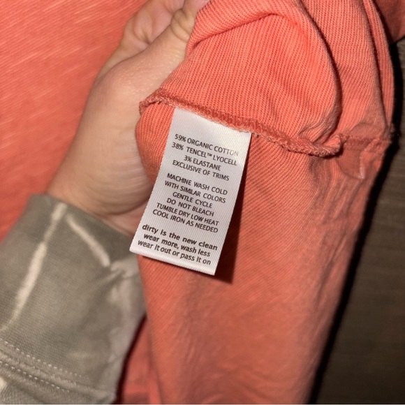 Toad&Co Rufflita II T-Shirt - Women's XS in papaya organic cotton - Picture 5 of 7